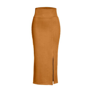 Melow by Melissa Bolduc Zaeem Pencil Skirt in Ocre Color Size M